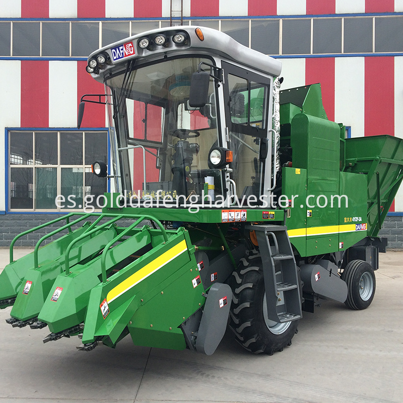 3 rows corn harvester 